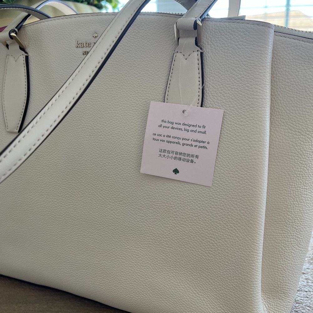 💕♠️ NWT kate spade ♠️💕 Monet Triple Compartment Tote - Picture 4 of 12